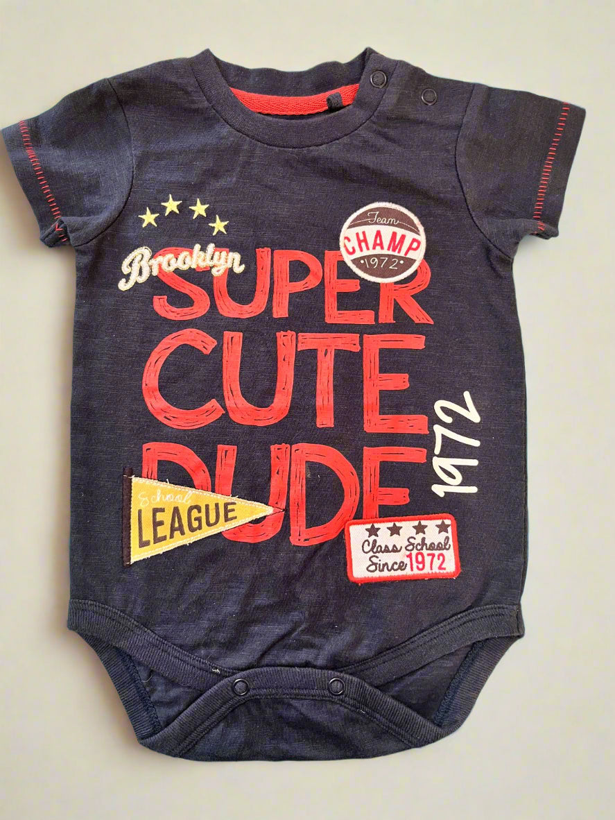 Blue Super Cute Dude Onesie 1