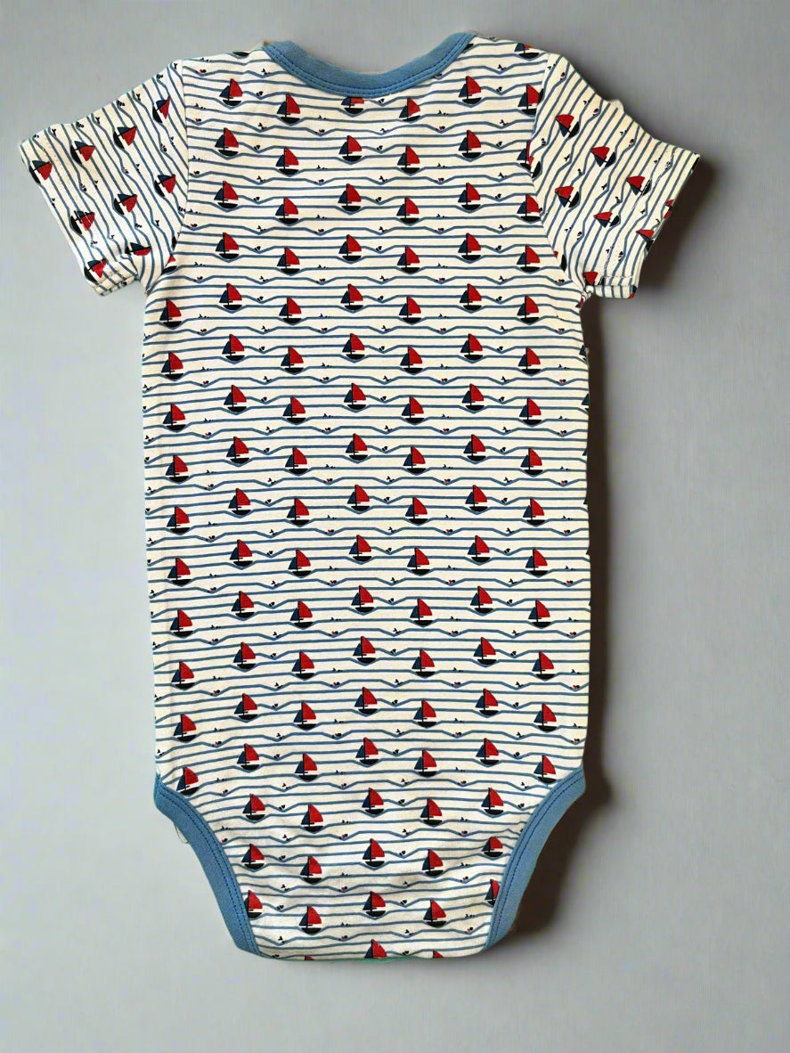 Classy Cute Ship Print Onesie