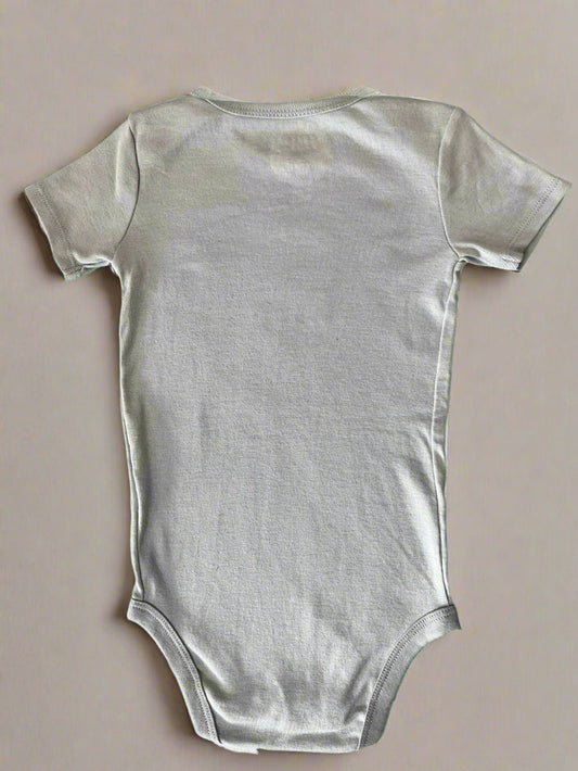 Grey Supersoft Dino Onesie