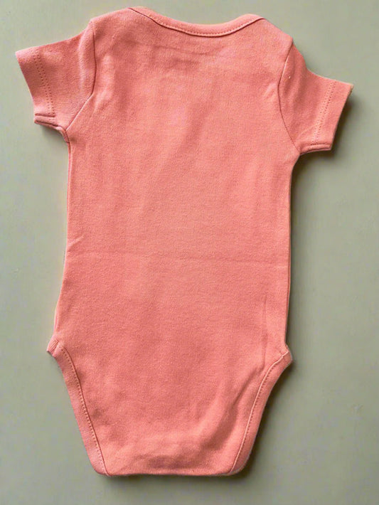 Pastel Orange Half Sleeve Onesie