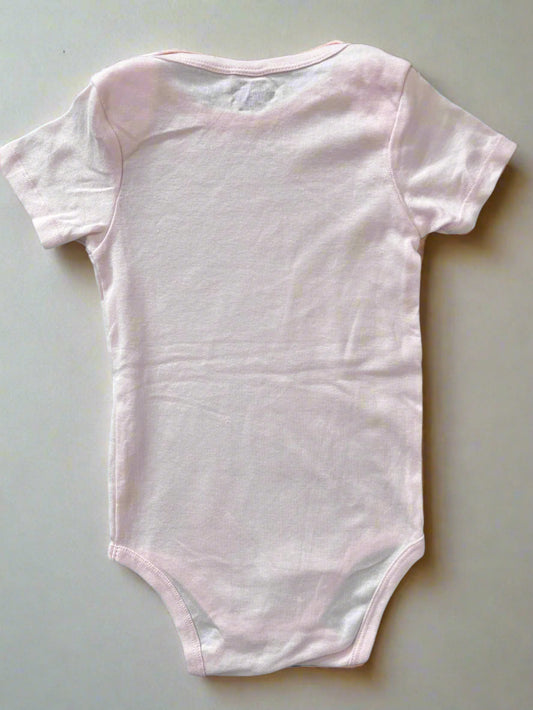 Light Pink Organic Cotton Onesie 1