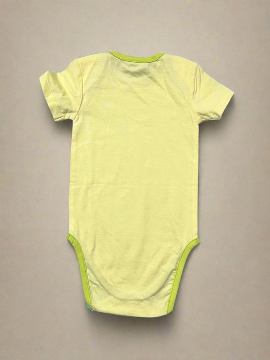 Lime Green Turtle Print Onesie