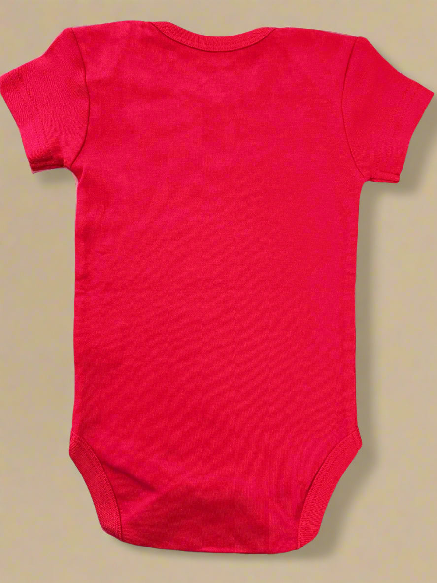 Red Mickey Mouse Print Onesie cotton onesie for boys