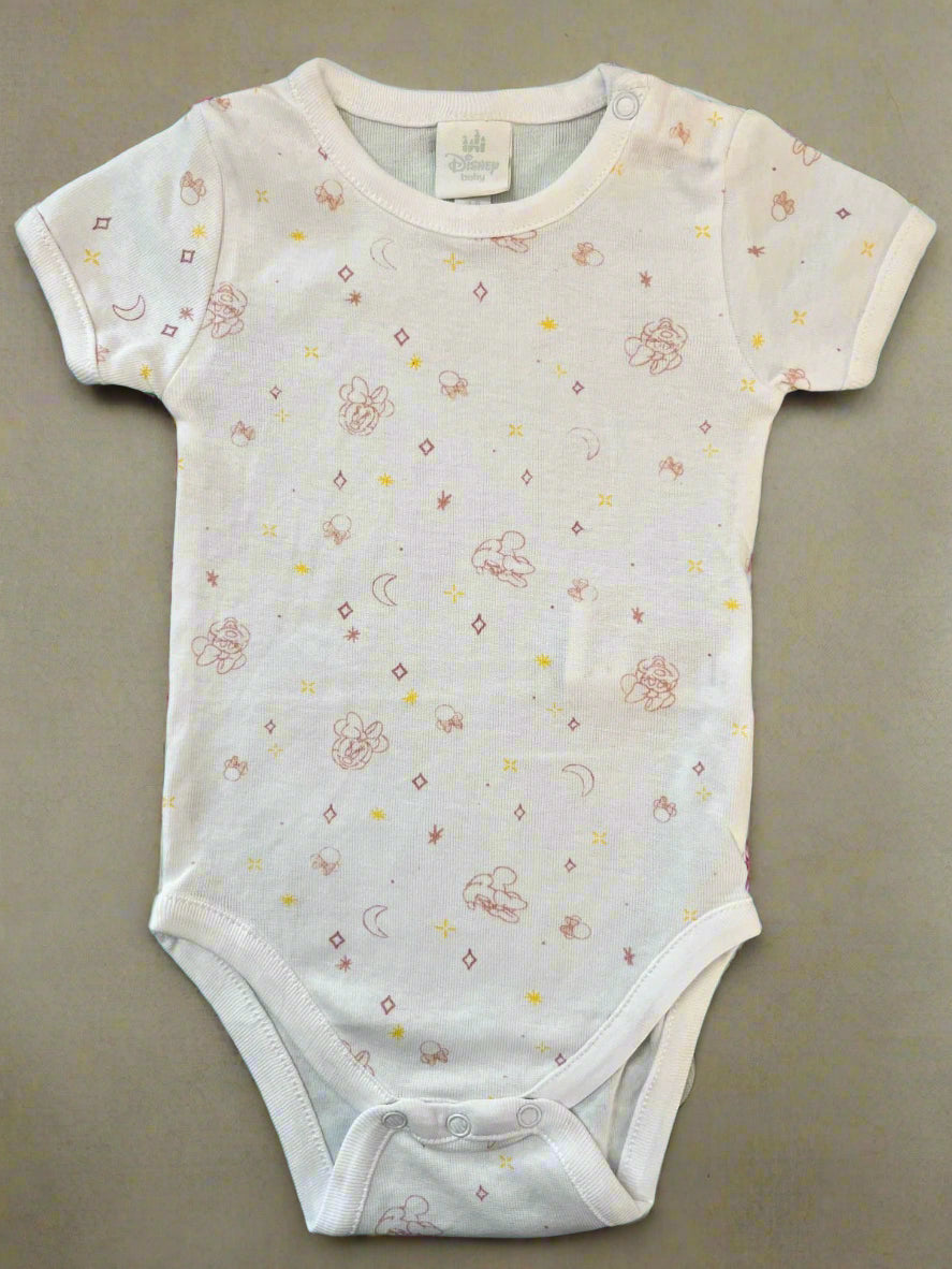 Comfortable Soft Cotton Minnie Print Summer Onesie