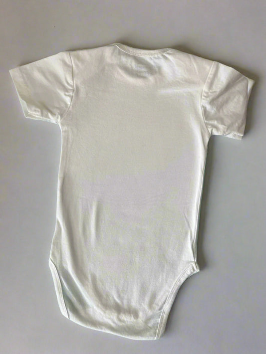 Solid White Half Sleeve Soft and comfortable Onesie