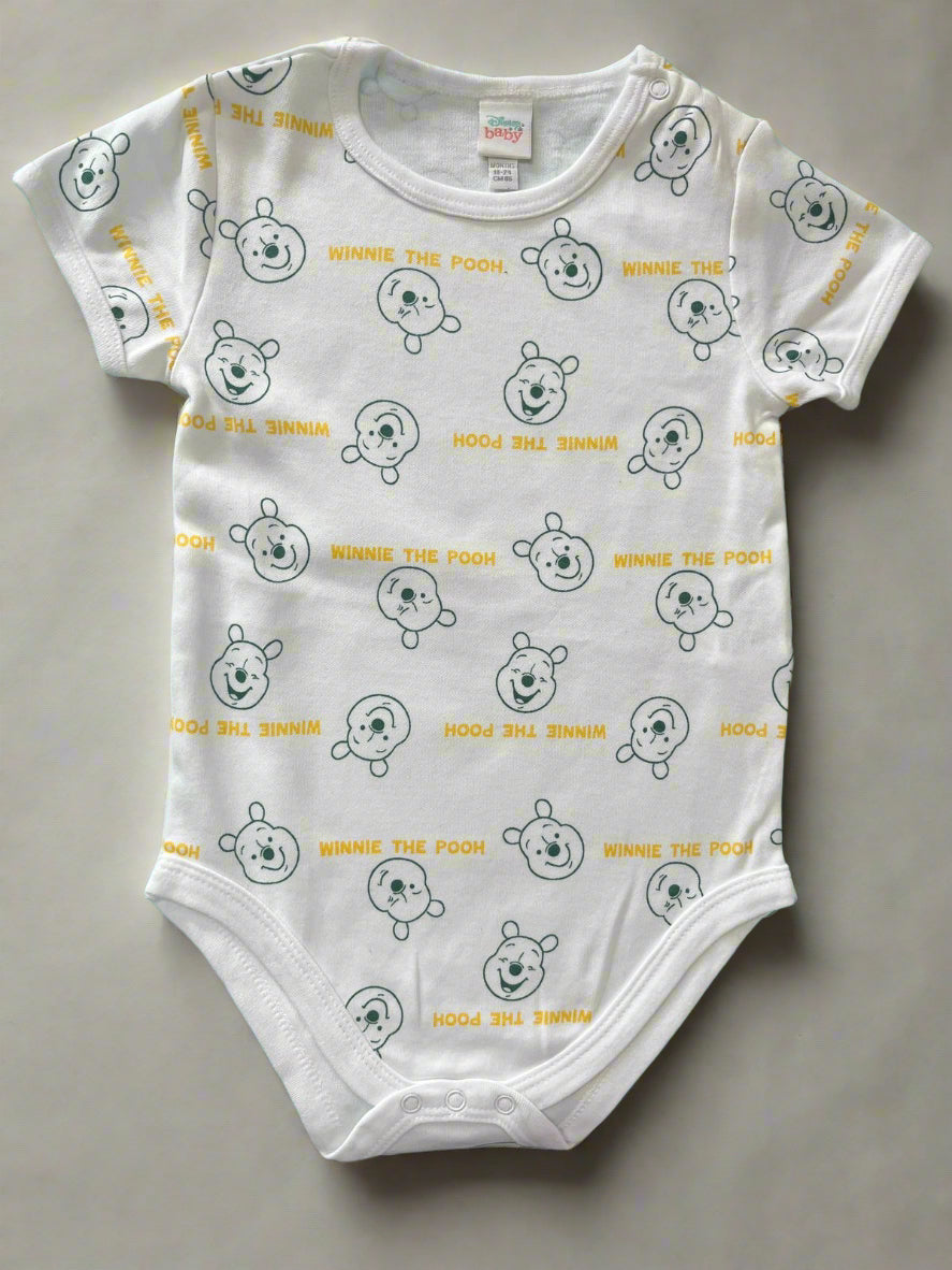 White Winnie the Pooh Onesie for babies