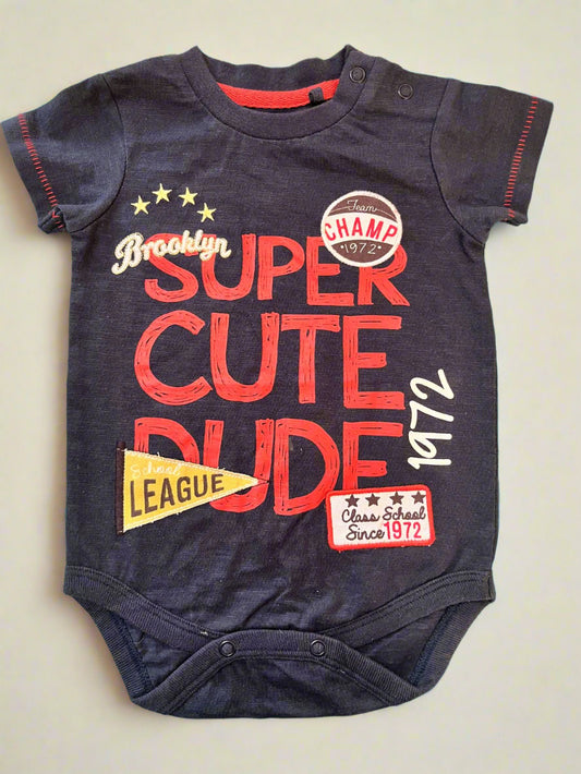 Blue Super Cute Dude Onesie 1