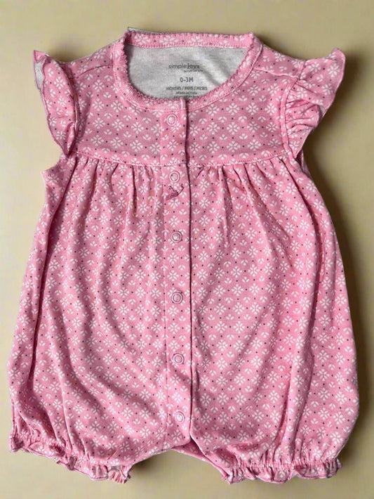 Carters pink romper for girls