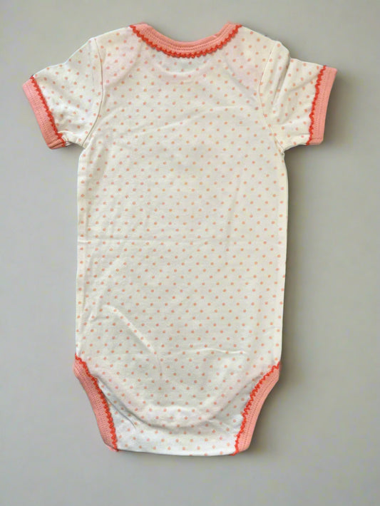 Classy Dotted Floral Printed Onesie
