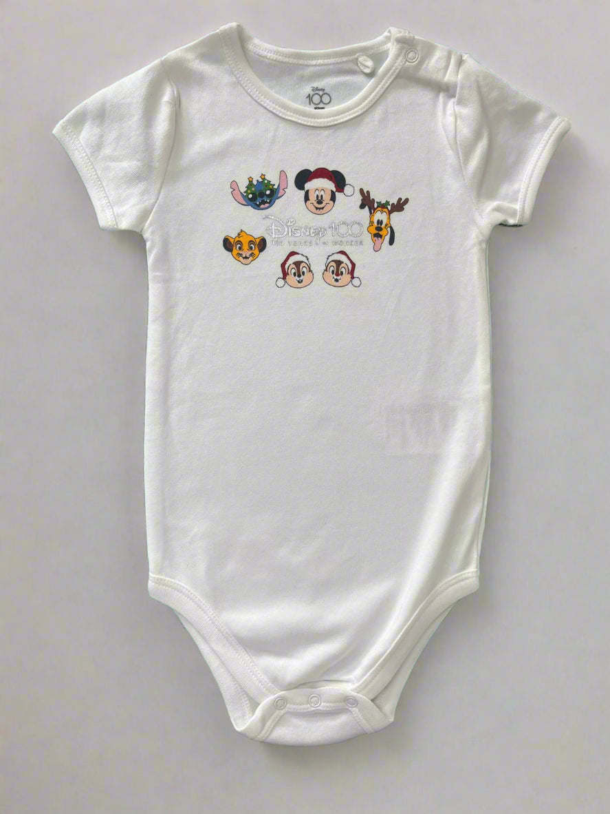Disney Characters White Onesie