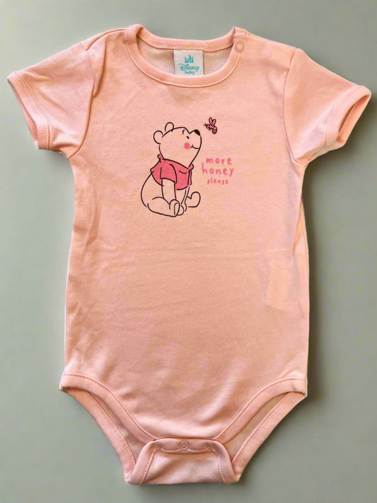 Disney Cute Baby Pink Winnie the Pooh Onesie 