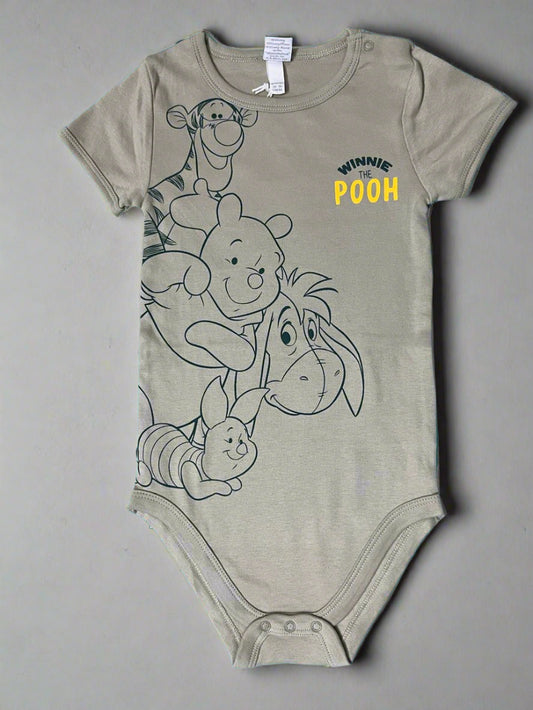 Disney Grey Winnie the Pooh Premium Onesie cotton onesie for babies
