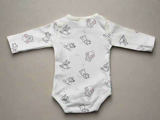 Disney white onesie for newborn soft and comfortable