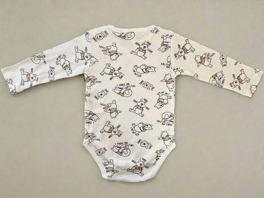 Disney Winnie the Pooh Overall Print Onesie 