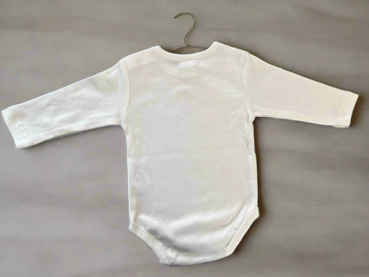 Elegant white mickey mouse print onesie 2