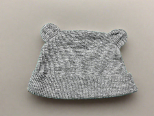 Grey Textured Supersoft Beanie Cap