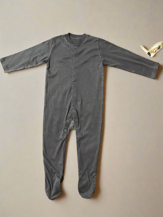 Grey Sleepsuit for babies jumpsuit bodysuit