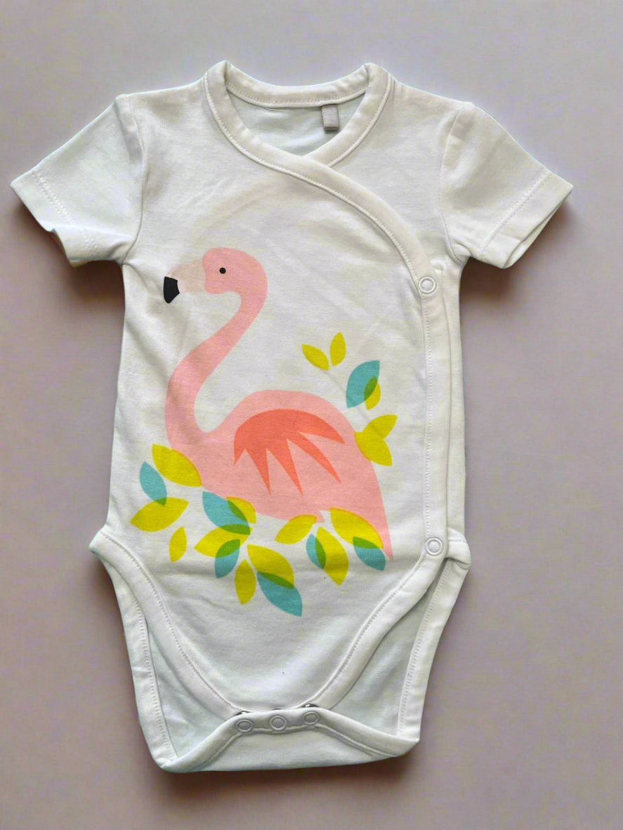 soft flamingo onesie