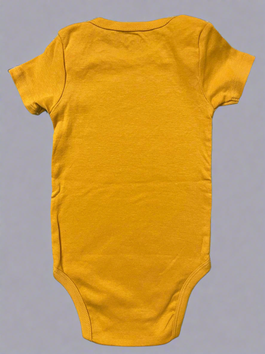 Light Brown Lion Print Onesie 