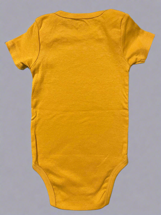 Light Brown Lion Print Onesie 