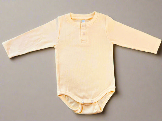 Light Yellow Premium Textured Onesie soft