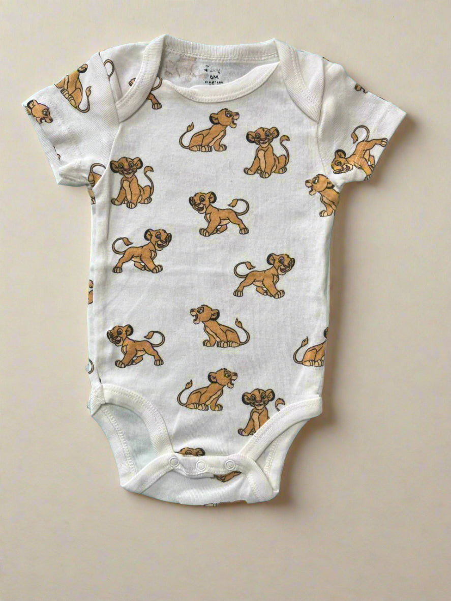 cute Lion King Half Sleeve Onesie
