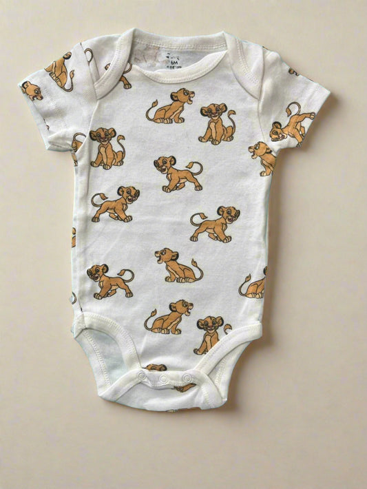 cute Lion King Half Sleeve Onesie