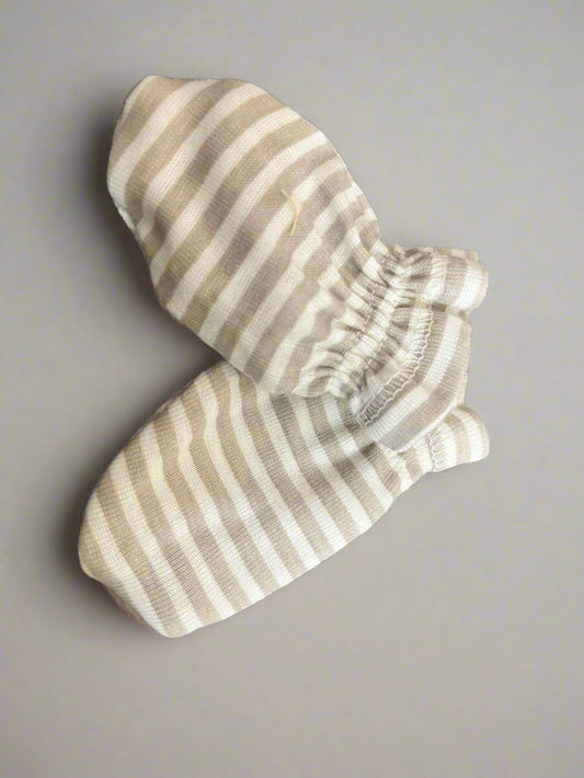 striped cute mitten for babies