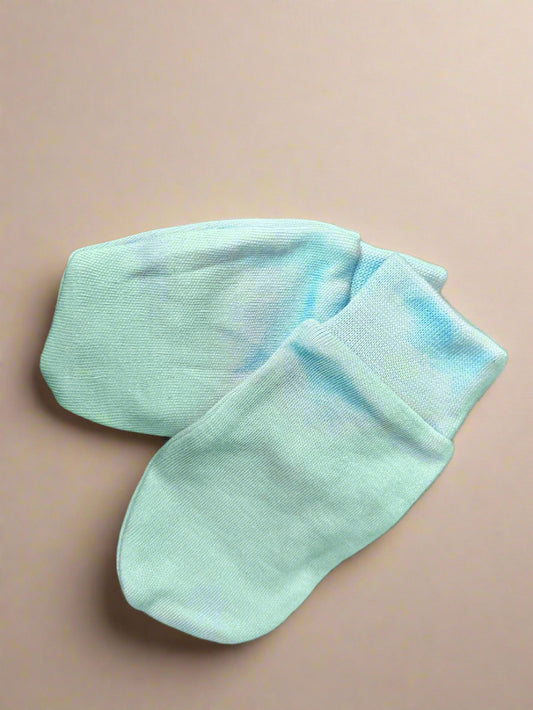Mothercare Pure Cotton Mitten-Blue