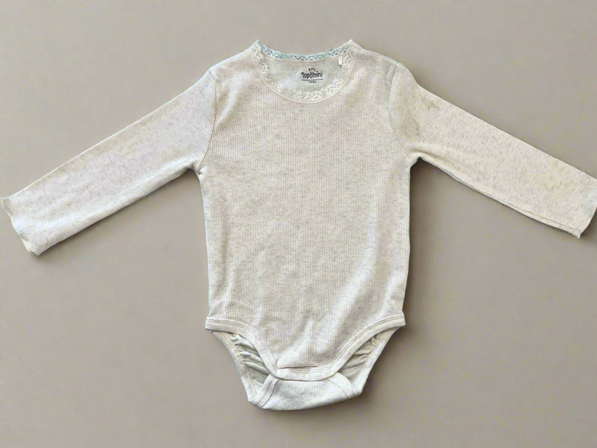 Off-white Premium Textured Onesie