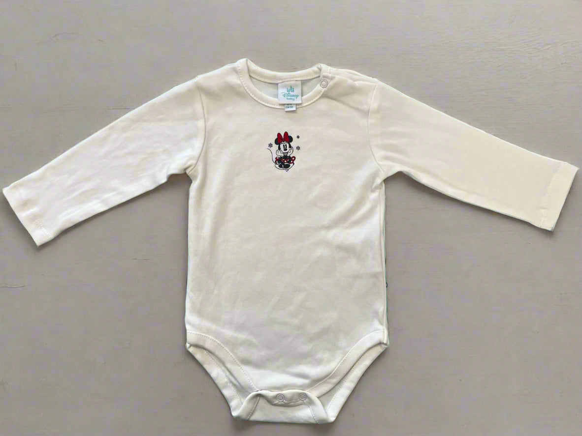 Premium White Disney Minnie Mouse Onesie