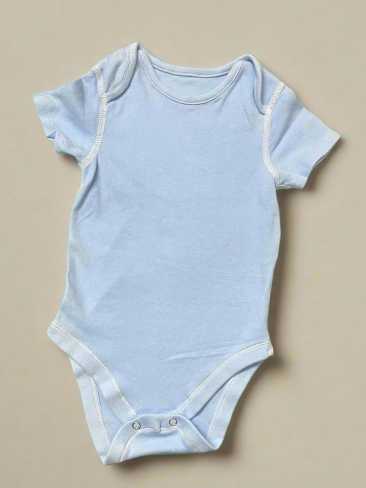Solid Light Blue Onesie for Boys