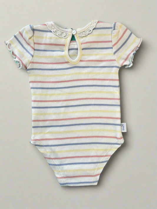 Stiped onesie for girls