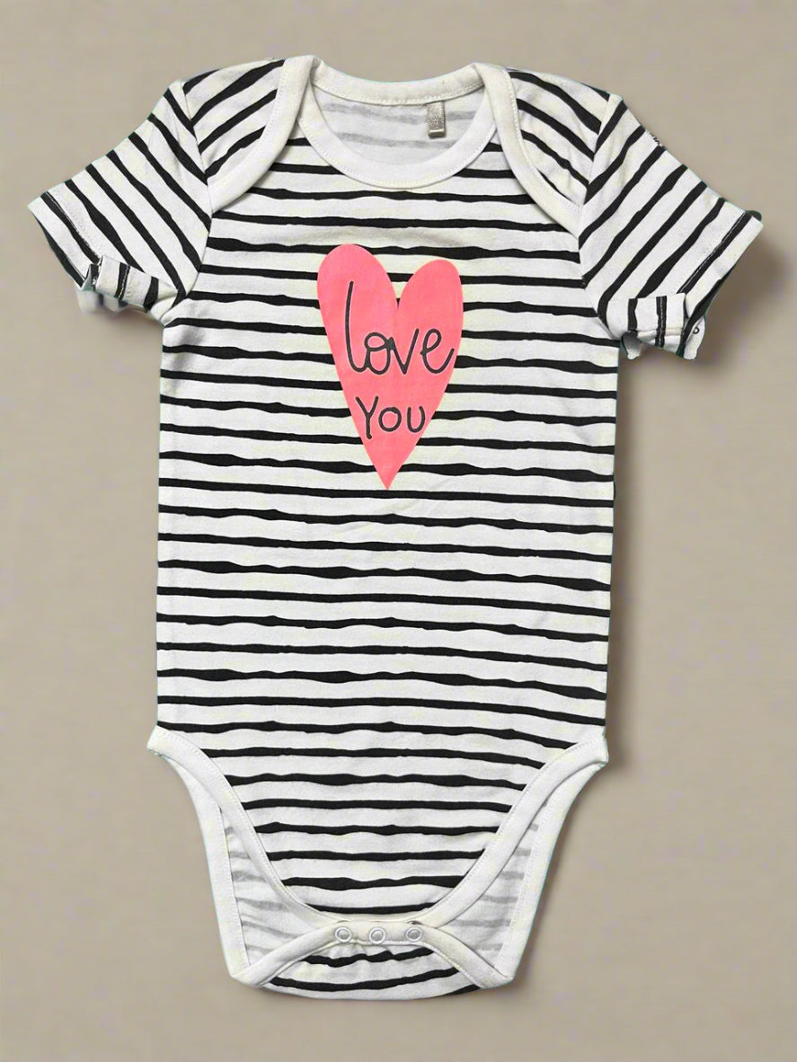 Striped Casual Print hypoallergenic premium Onesie