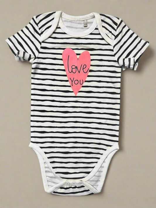Striped Casual Print hypoallergenic premium Onesie