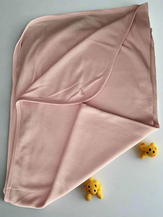Soft Pink Baby Bath Towel