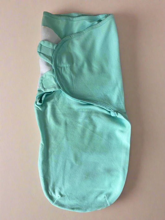 Organic Cotton Bluish Green Swaddle