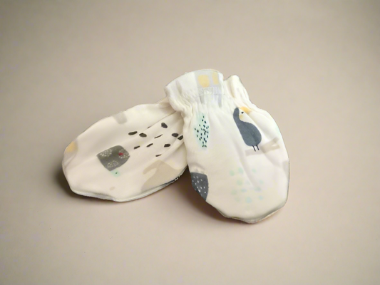 Gerber Cute Forest Print Organic Cotton Mitten